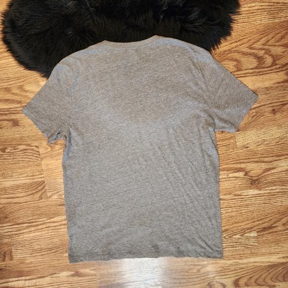 Lucky Brand Heathered Gray Crew Neck T-shirt Men's Size L "Too Tough to Die" - Picture 2 of 10